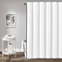 72"x72" Kids' Pom Pom Shower Curtain - Lush Décor 13 72"x72" Kids' Pom Pom Shower Curtain - Lush Décor -Home Decoration Promotion GUEST 75bdbecd af16 477b 8996 fe5b0ad303bf