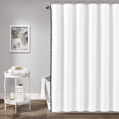 72"x72" Kids' Pom Pom Shower Curtain - Lush Décor 6 72"x72" Kids' Pom Pom Shower Curtain - Lush Décor - Image 6