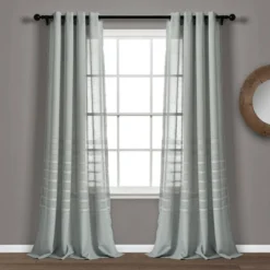 Set Of 2 52"x84" Bridie Sheer Window Curtain Panels - Lush Décor -Home Decoration Promotion GUEST 7813090e b8af 4866 8754 832b971f8dfa