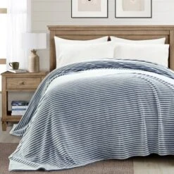 92"x120" Oversized Super Cozy Ultra Soft Ribbed Faux Fur Throw Blanket - Lush Décor -Home Decoration Promotion GUEST 78861b50 20b6 46b0 a498 a18f7fcb1f38