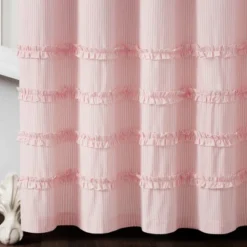 72"x72" Vintage Stripe Yarn Dyed Cotton Shower Curtain - Lush Décor -Home Decoration Promotion GUEST 788ea009 f91d 4d39 b373 5901395a8188