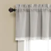 52"x18" Linen Lace Valance - Lush Décor