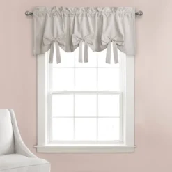 18"x52" Melody Bow Valance Blush - Lush Décor -Home Decoration Promotion GUEST 812c06c5 1aab 4600 9316 ed2bcec03764