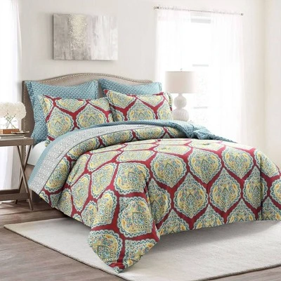 Harley Damask Comforter Set - Lush Décor 1 Harley Damask Comforter Set - Lush Décor