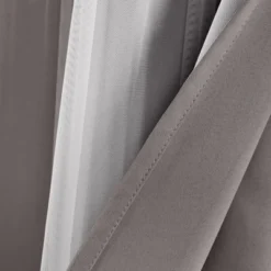 Set Of 2 Grommet Top Sheer Panels With Insulated Blackout Lining - Lush Décor -Home Decoration Promotion GUEST 8a262eb9 cbee 4cf0 a6ee a6a62ac38d7d