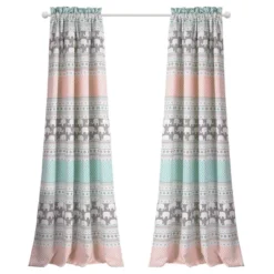 Elephant Striped Window Curtain Panels - Lush Décor 8 Elephant Striped Window Curtain Panels - Lush Décor -Home Decoration Promotion GUEST 8c18f77f 5335 4470 828c 9a2f6ee62214