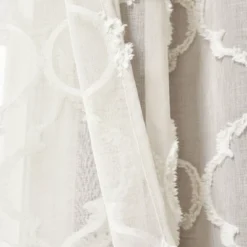 Set Of 2 Avon Trellis Grommet Sheer Window Curtain Panels - Lush Décor -Home Decoration Promotion GUEST 8f240a7c ce1f 4b41 92b7 996112a8a5b5 1