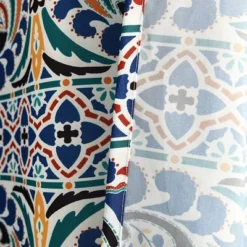 72"x72" Boho Medallion Shower Curtain Turquoise/Tangerine - Lush Decor -Home Decoration Promotion GUEST 90323730 db95 4cc1 ac52 37b9f96d964f