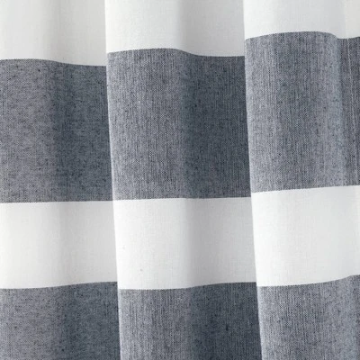 Cape Cod Stripe Yarn Dyed Cotton Shower Curtain - Lush Décor 4 Cape Cod Stripe Yarn Dyed Cotton Shower Curtain - Lush Décor - Image 4