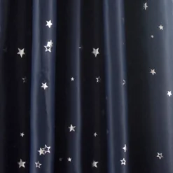 2pk 52"x84" Room Darkening Star Curtain Panels Navy - Lush Décor -Home Decoration Promotion GUEST 9932bf37 c0a5 4f98 bf2c b751ea2bc1e2