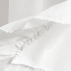 52"x18" Linen Ruffle Window Valance White - Lush Décor 7 52"x18" Linen Ruffle Window Valance White - Lush Décor -Home Decoration Promotion GUEST 9969e143 812f 4acd a2ee 2f76ff3fe654