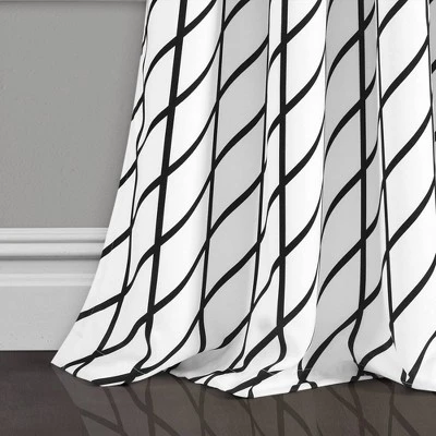 Set Of 2 Feather Arrow Geo Light Filtering Window Curtain Panels - Lush Décor 3 Set Of 2 Feather Arrow Geo Light Filtering Window Curtain Panels - Lush Décor - Image 3