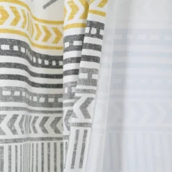 2pk 52"x84" Light Filtering Hygge Geo Curtain Panels Yellow - Lush Décor -Home Decoration Promotion GUEST 9f0c5cdb f9e2 4b4d a963 e533d862c6b3