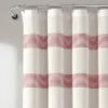 Tucker Stripe Yarn Dyed Cotton Knotted Tassel Shower Curtain - Lush Décor