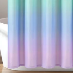 72"x72" Single Kids' Rainbow Ombre Shower Curtain Rainbow/Turquoise - Lush Décor -Home Decoration Promotion GUEST a281e64b 45e3 4db5 aa0b f449a4f64ef4