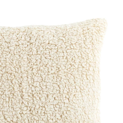 20"x20" Oversize Olivia Faux Shearling Square Throw Pillow - Lush Décor 2 20"x20" Oversize Olivia Faux Shearling Square Throw Pillow - Lush Décor - Image 2