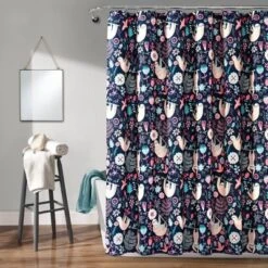 72"x72" Hygge Sloth Shower Curtain Single - Lush Décor 10 72"x72" Hygge Sloth Shower Curtain Single - Lush Décor -Home Decoration Promotion GUEST a334a0f2 b90b 4f6b 9c1d a284a9ab73a4