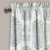 Set Of 2 Evelyn Medallion Light Filtering Window Curtain - Lush Décor