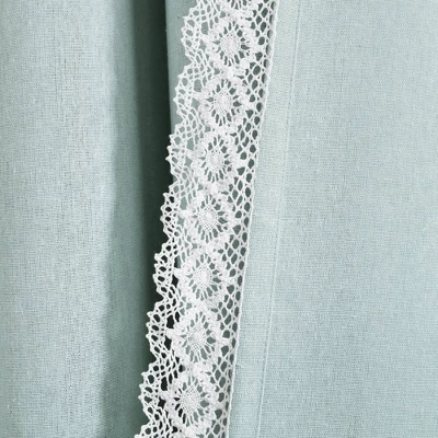 Rosalie Rod Pocket Light Filtering Window Curtain Panels - Lush Décor 3 Rosalie Rod Pocket Light Filtering Window Curtain Panels - Lush Décor - Image 3