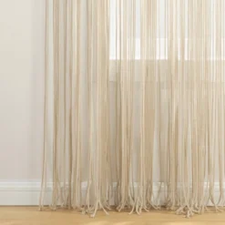 1pc 40"x84" Light Filtering Boho Macrame Tassel Curtain Panel Tan - Lush Décor -Home Decoration Promotion GUEST abd4b253 077d 4f10 9230 736f631fa4cd