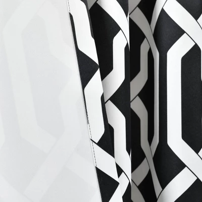 2pk Light Filtering Edward Window Curtain Panels - Lush Décor 4 2pk Light Filtering Edward Window Curtain Panels - Lush Décor - Image 4