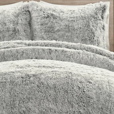 Lush Décor 3pc Emma Cozy Ultra Soft Two Tone Faux Fur Comforter Set 1 Lush Décor 3pc Emma Cozy Ultra Soft Two Tone Faux Fur Comforter Set