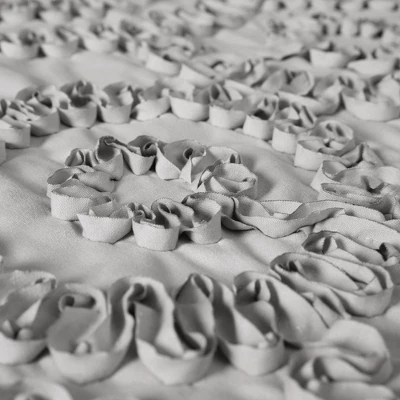 72"x84" Keila Shower Curtain Dark Gray - Lush Décor 2 72"x84" Keila Shower Curtain Dark Gray - Lush Décor - Image 2