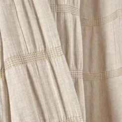 Waffle Striped Woven Cotton Shower Curtain - Lush Décor -Home Decoration Promotion GUEST b8078d15 e5c1 4e1b b3c5 fb40c0184e9f