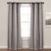 Set Of 2 Grommet Top Sheer Panels With Insulated Blackout Lining - Lush Décor
