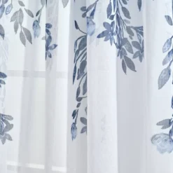 2pk 38"x84" Sheer Tanisha Curtain Panels Navy/White - Lush Décor 7 2pk 38"x84" Sheer Tanisha Curtain Panels Navy/White - Lush Décor -Home Decoration Promotion GUEST b9407e5e 2827 49a1 ad3b cc6afc9a5f75