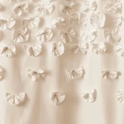 Lucia Scattered Flower Textured Shower Curtain - Lush Décor -Home Decoration Promotion GUEST bdd68049 34b2 46f4 80bf a8c9c4fd90bb