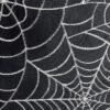 13"x18" Spiderweb All Over Halloween Lumbar Throw Pillow Black - Lush Décor