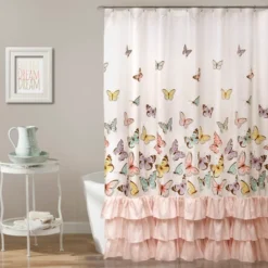 Kids' Flutter Butterfly Shower Curtain - Lush Décor 11 Kids' Flutter Butterfly Shower Curtain - Lush Décor -Home Decoration Promotion GUEST bf71fde0 2e38 4963 80e1 99f731cb9f67