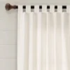 84"x40" Farmhouse Faux Linen Tab Top Window Curtain Panel - Lush Décor