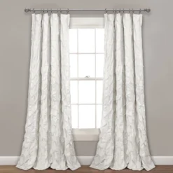 84"x52" Ravello Pintuck Window Curtain Panel - Lush Décor -Home Decoration Promotion GUEST c2c5f57f 824f 424f 875a 18ba7819a1fa