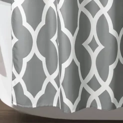 Connor Geo Shower Curtain Gray - Lush Décor -Home Decoration Promotion GUEST c4b28ab8 8f99 406e 8552 58cd03748615