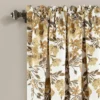2pk 52"x84" Light Filtering Tanisha Curtain Panels Neutral/Gray - Lush Décor