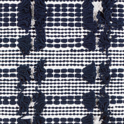 20"x20" Oversize Spencer Square Throw Pillow Navy Blue - Lush Décor 2 20"x20" Oversize Spencer Square Throw Pillow Navy Blue - Lush Décor - Image 2