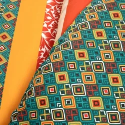 Lush Décor Boho Stripe Reversible Cotton Duvet Cover Set Turquoise/Tangerine -Home Decoration Promotion GUEST c7acded4 ec70 499f b9bc d9509a49b7d6