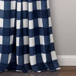Set Of 2 Kelly Checker Light Filtering Window Curtain Panels - Lush Décor -Home Decoration Promotion GUEST c9182320 86d2 4722 aa00 bcbdca1d83de