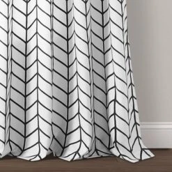 Set Of 2 (84"x52") Calia Chevron Geo Window Curtain Panels - Lush Décor -Home Decoration Promotion GUEST cc61d3d9 2608 431f a8ee ccd66f46f6f6