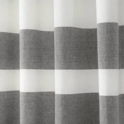 Set Of 2 Coastal Cape Cod Stripe Yarn Dyed Cotton Light Filtering Window Curtain Panels - Lush Décor -Home Decoration Promotion GUEST ce36abd3 c0f8 4ae5 908c ee9986585341