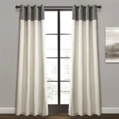 84" X 52" Milo Linen Window Curtain Panels Set - Lush Décor -Home Decoration Promotion GUEST d15f474b 7169 4626 aee6 61744b0f2d04