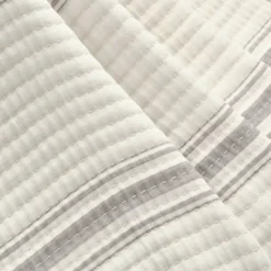 50"x60" Farmhouse Striped Kantha Pick Stitched Yarn Dyed Cotton Woven Throw Blanket - Lush Décor -Home Decoration Promotion GUEST d3ab6641 c832 48c0 8996 9dd8929db2c7