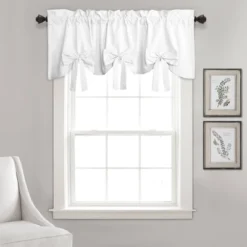 18"x52" Melody Bow Valance Blush - Lush Décor -Home Decoration Promotion GUEST d3f75ecd c685 42a4 92a4 c177011aa099