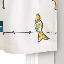 18"x52" Rowley Birds Light Filtering Valance - Lush Décor 11 18"x52" Rowley Birds Light Filtering Valance - Lush Décor -Home Decoration Promotion GUEST d543abad 278d 4685 be8e 7a7c48b537fb
