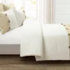 Lush Décor 5pc Linen Button Comforter Set