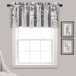18"x52" Weeping Flower Valance - Lush Décor -Home Decoration Promotion GUEST dbc19142 67e9 4190 89ea be4a22946a0a