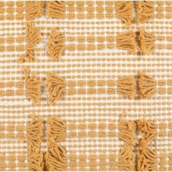 20"x20" Oversize Spencer Tufted Family-Friendly Cotton Square Pillow Cover Yellow - Lush Décor -Home Decoration Promotion GUEST dc0b4231 65d3 4da1 b08c 93e357e9bb9f