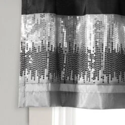 52"x18" Night Sky Sequins Embroidery Window Valance - Lush Décor -Home Decoration Promotion GUEST dd6c8e76 420a 49df a740 61d7c5098353